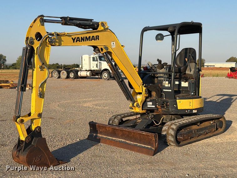 2017 Yanmar VIO35-6A mini excavator - EW8780