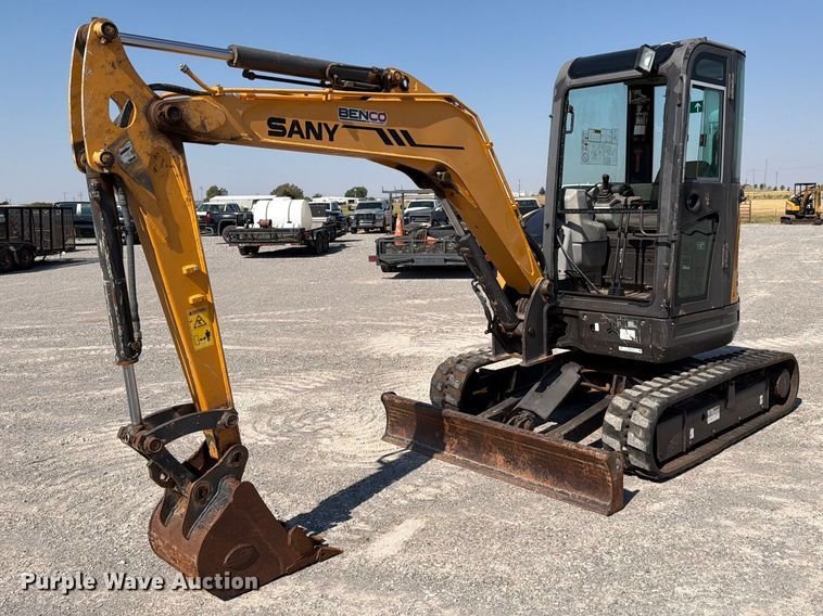 2016 Sany SY35U mini excavator - EW8784