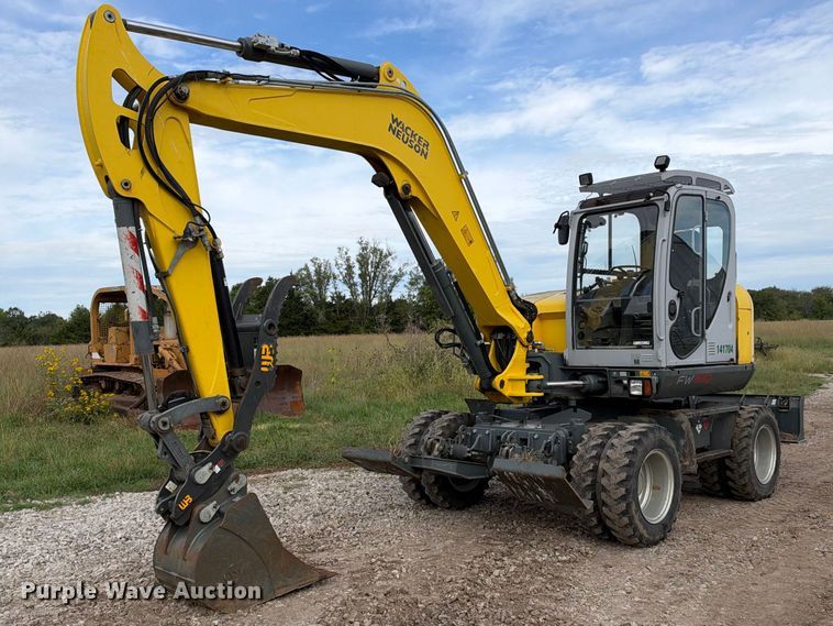 Wacker Neuson EW100 wheeled excavator - EX2282