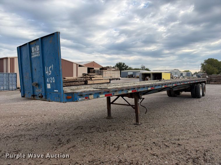 1973 Fontaine Flat bed flatbed trailer - EX2297