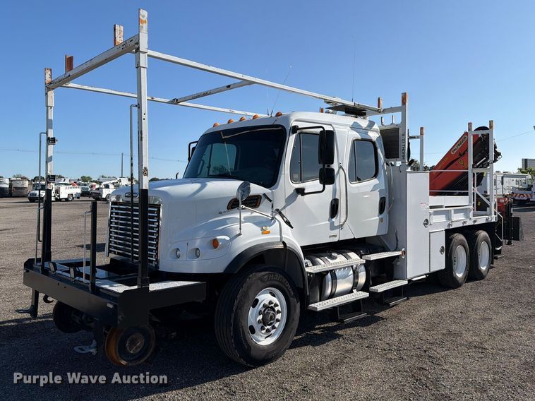 2012 Freightliner Business Class M2 Crew Cab crane truck - FB5151