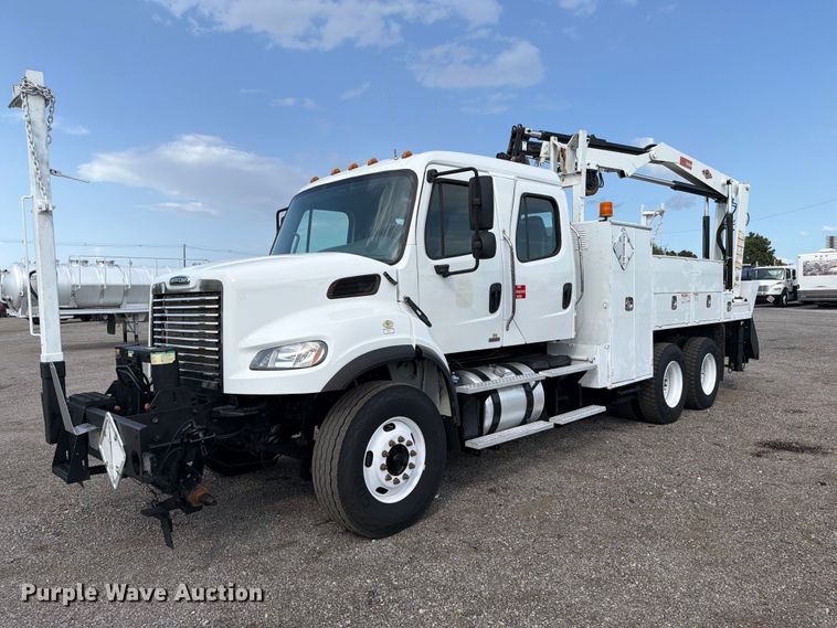 2012 Freightliner Business Class M2 Crew Cab crane truck - FB5166