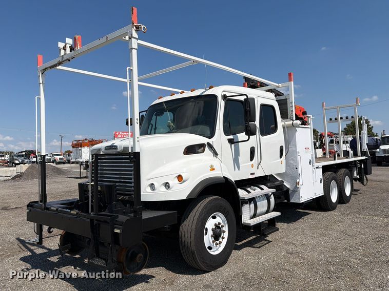 2012 Freightliner Business Class M2 Crew Cab crane truck - FB5172