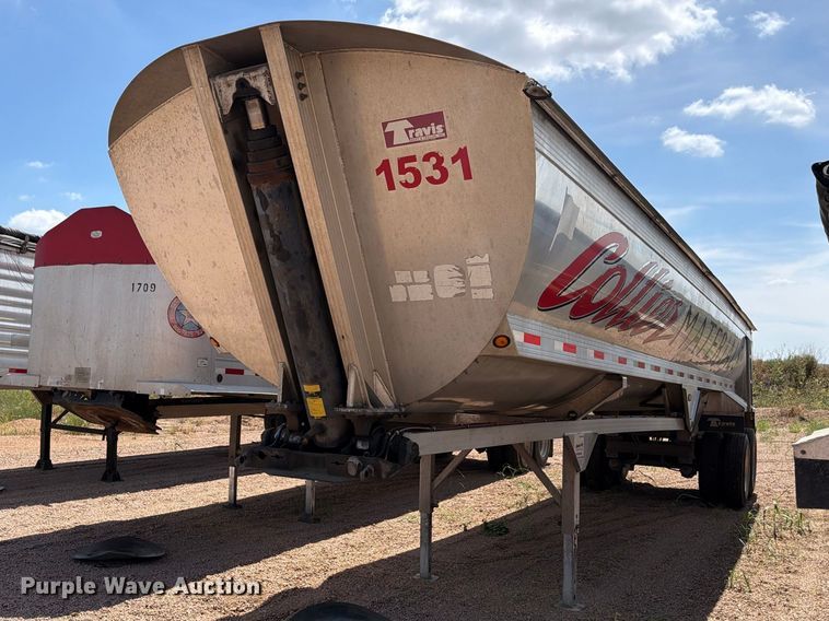 2017 Travis 39FT. S/97 end dump trailer - FB8341