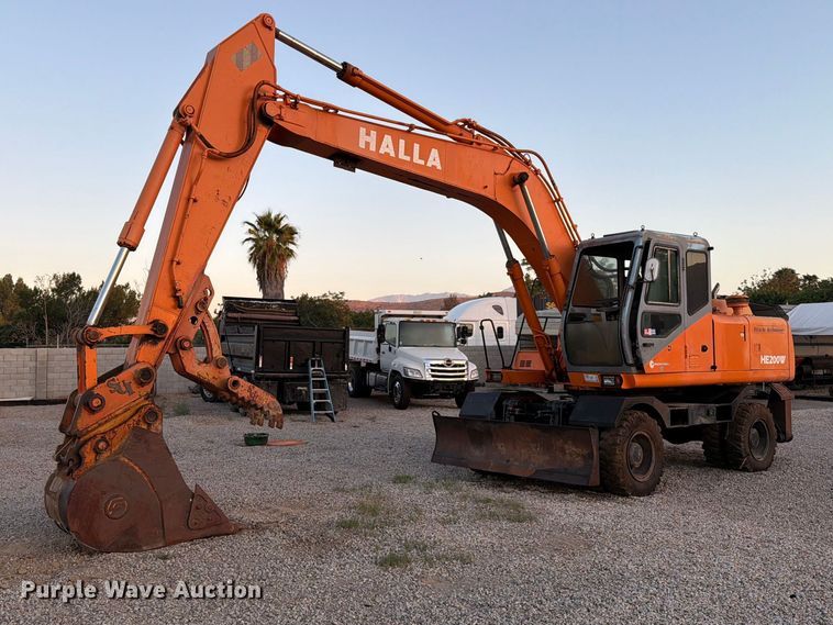 1998 Halla HE200W wheeled excavator - FI2024