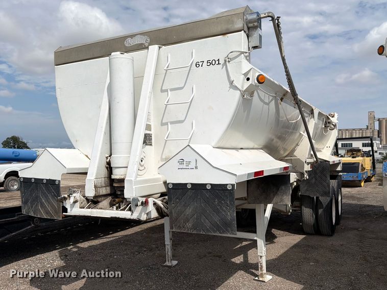 2002 Ranch ED2026QF end dump trailer - FK3687