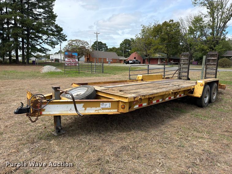 2017 Shop built 18' equipment trailer - FK5247