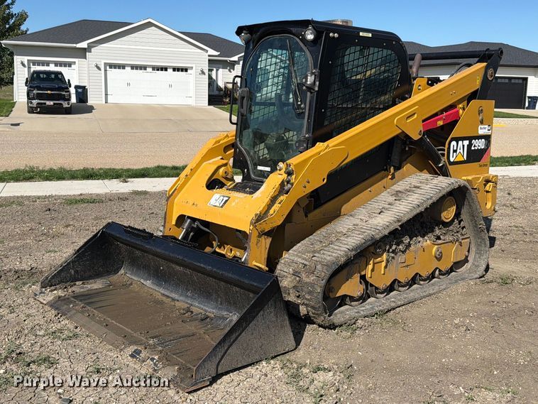 2018 Caterpillar 299D2 tracked skid steer loader - FT6827