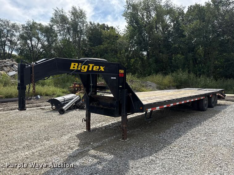 2022 Big Tex 25GN HD equipment trailer - ND9540