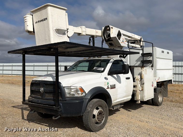 2016 RAM 5500 forestry bucket truck - YA4872