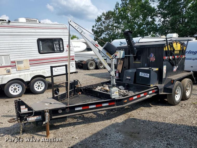 2022 KM International 8000TEDD C2M2 asphalt hot box trailer - YA5195