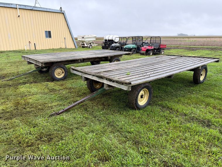 (2) flatbed trailers - FT6763