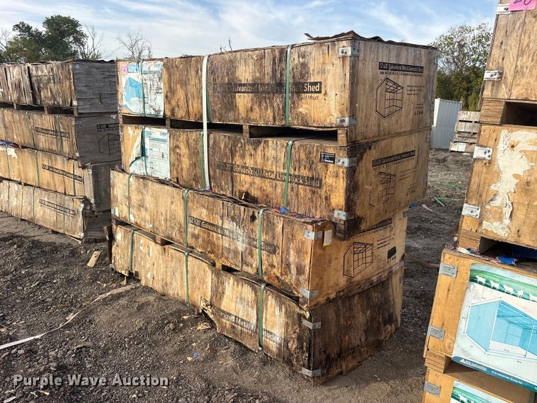 (4) 2024 Pioneer Valley MSC1220F livestock sheds - ES8031