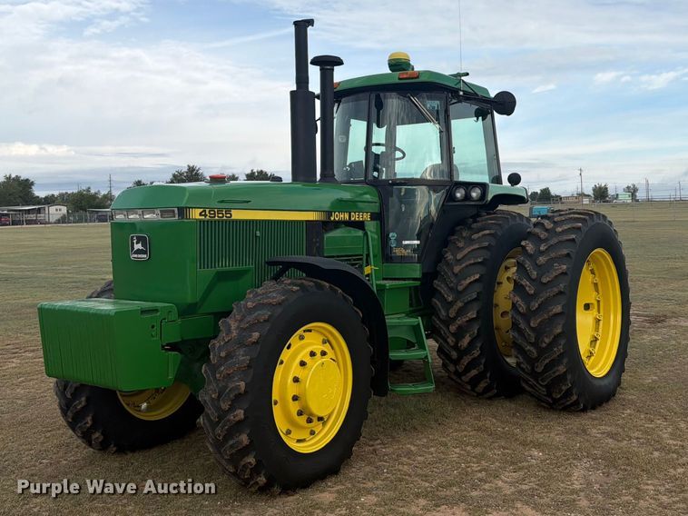 1989 John Deere 4955 MFWD tractor - EW4374