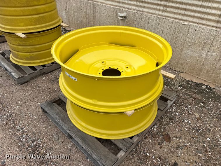 (2) John Deere wheels - EW4382