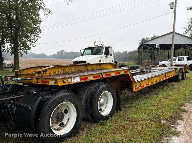 1978 Alabama Trailer Co. MTS 30 AW lowboy equipment trailer - DT3011