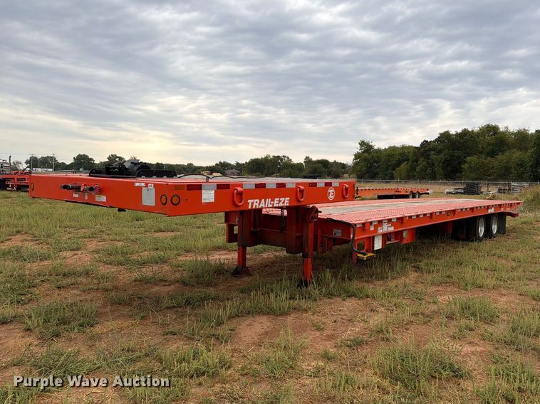 2022 Trail-Eze TE401 drop tilt deck equipment trailer - EW8967