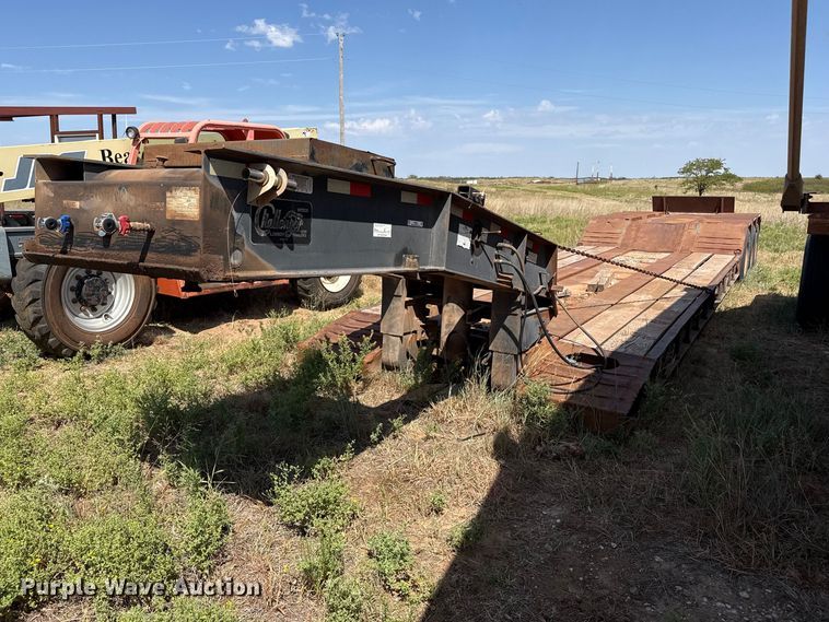 1995 Witzco Challenger lowboy equipment trailer - FB6905
