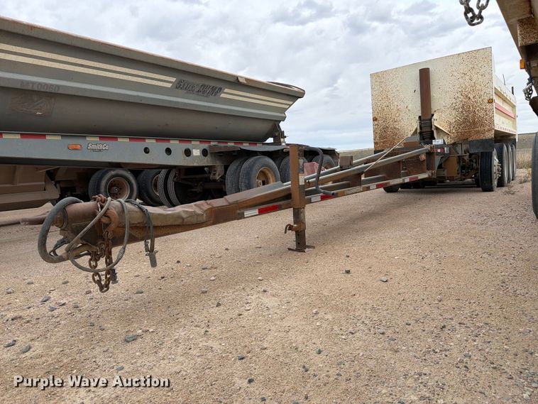 1998 Flow Boy end dump pup trailer - FM7692
