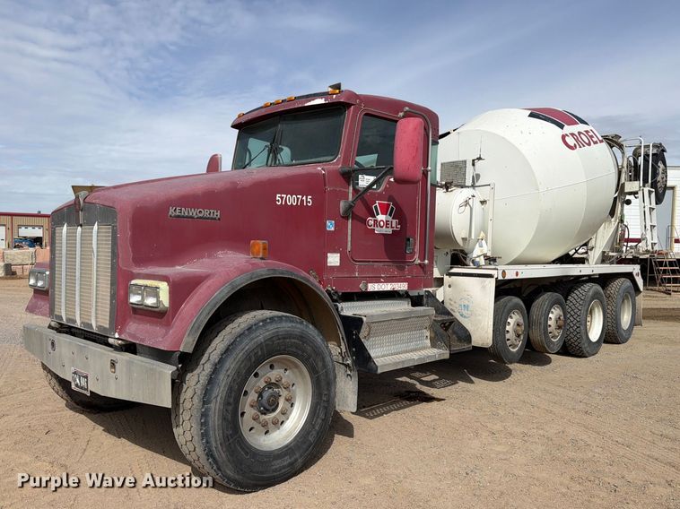 2007 Kenworth W900 ready mix truck - FM7703