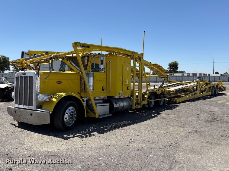 2015 Peterbilt 389 Auto carrier transport truck - YA1539