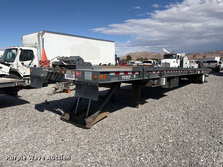 2020 Trail-eze TE12CF tilt deck equipment trailer - YA5124