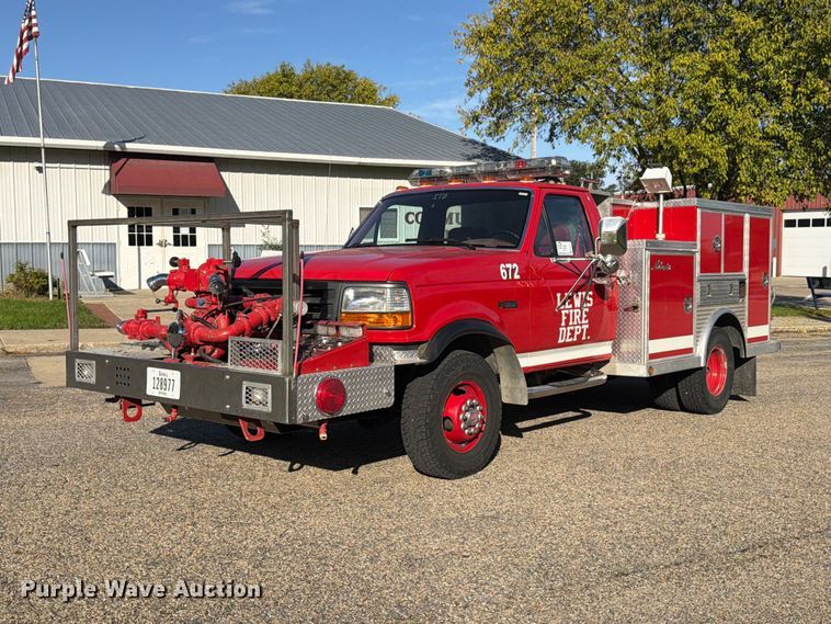 1993 Ford F450 Super Duty pumper fire truck - FP3141