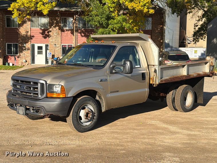 2001 Ford F350 Super Duty dump bed pickup truck - FT6857