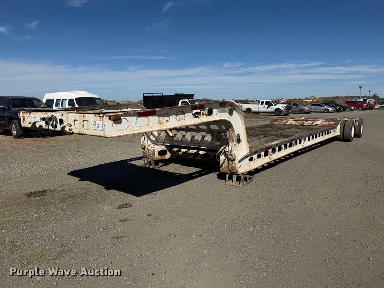 1984 Murray Trailer lowboy equipment trailer - EA0043