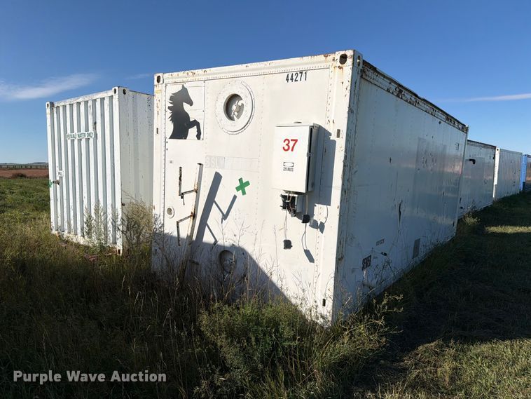 (2) portable restrooms container - EW1108