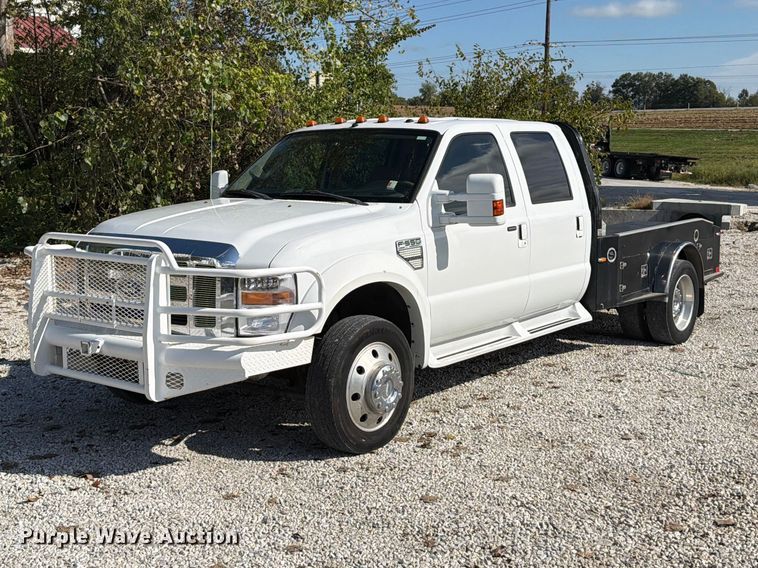2008 Ford F550 Super Duty Crew Cab flatbed truck - FT6421
