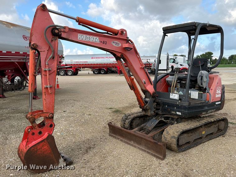 2016 Kubota KX71-3S mini excavator - EA7343