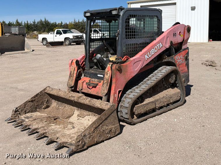 2014 Kubota SVL75-2 tracked skid steer loader - EI7772