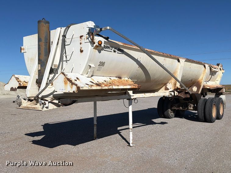 2005 Ranco Anvil end dump trailer - EP7898