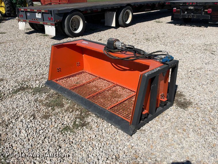 Pabreak skid steer vibrating screen bucket - EX2412