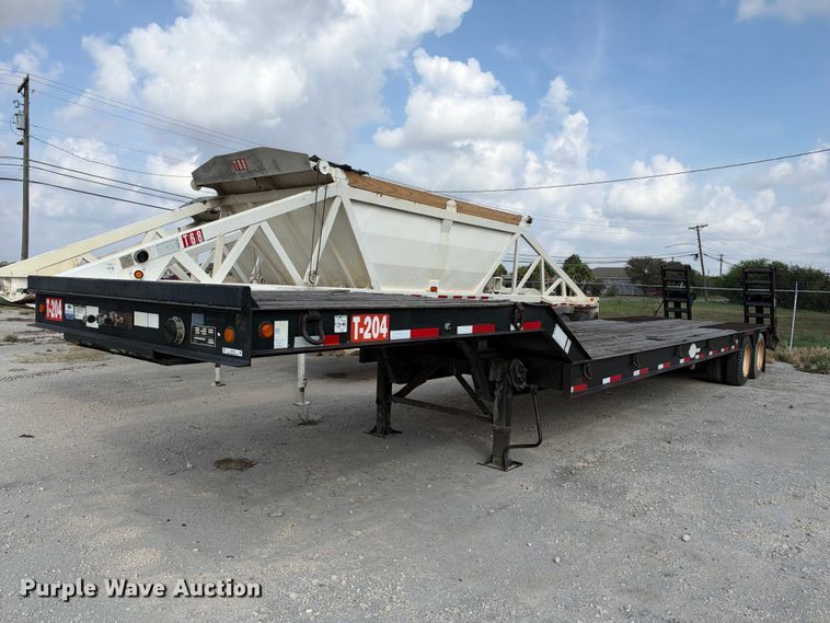 2014 Viking VFD46R16F35T drop deck equipment trailer - FB8359