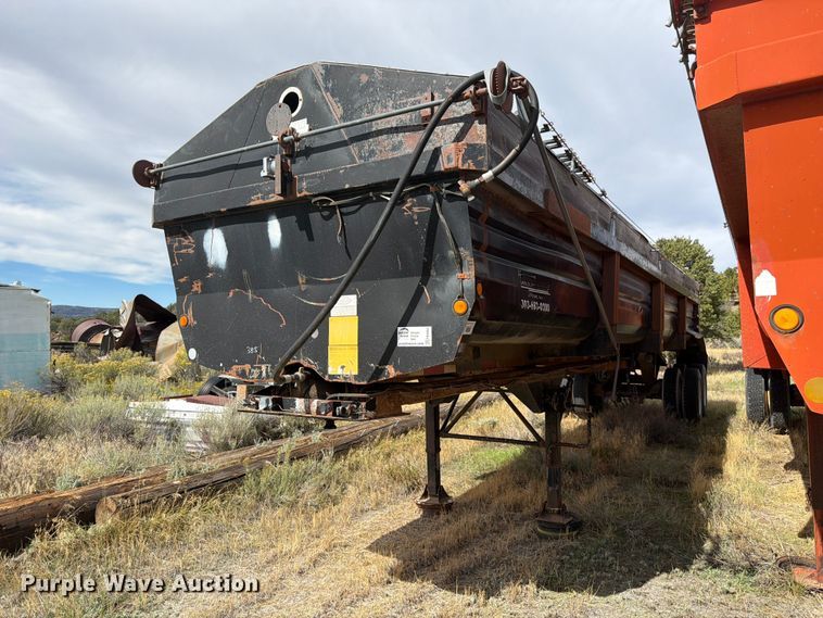 1996 Lufkin end dump trailer - FK4654