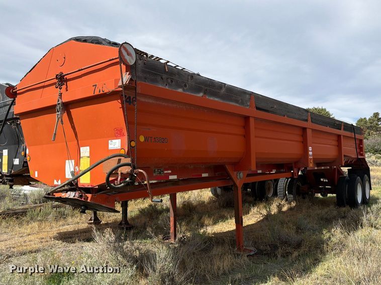 1997 Lufkin end dump trailer - FK4655