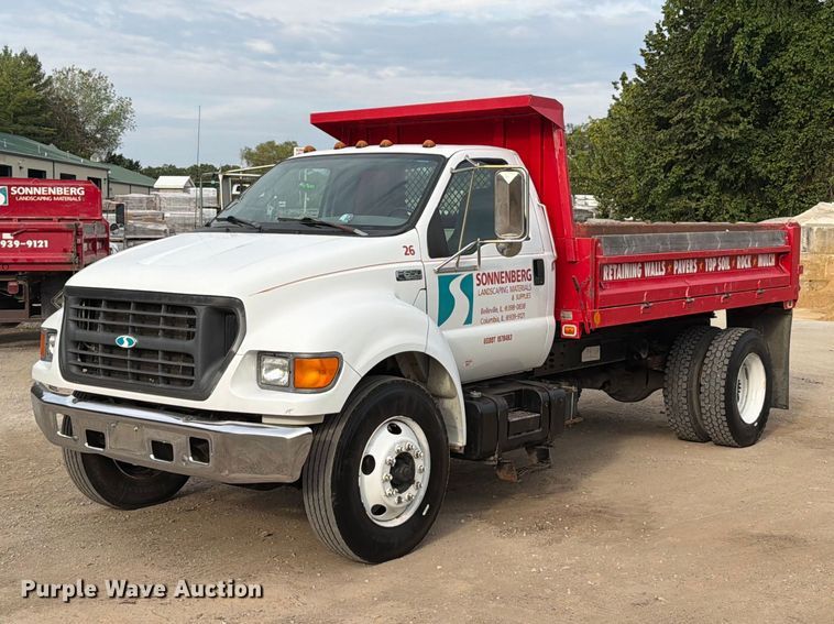 2000 Ford F650 Super Duty XL dump truck - FT6404