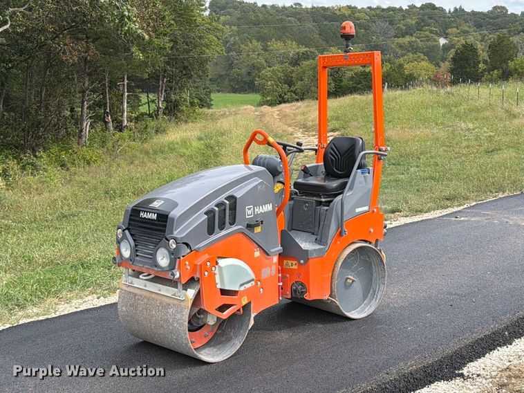 2021 Hamm HD8 double drum vibratory roller - FT6417