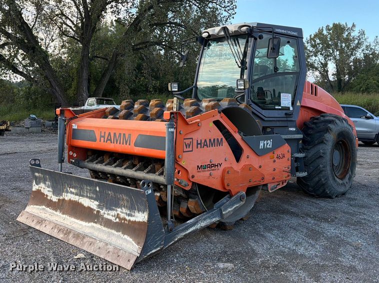 2017 Hamm H 12i P single drum vibratory roller - FU4729