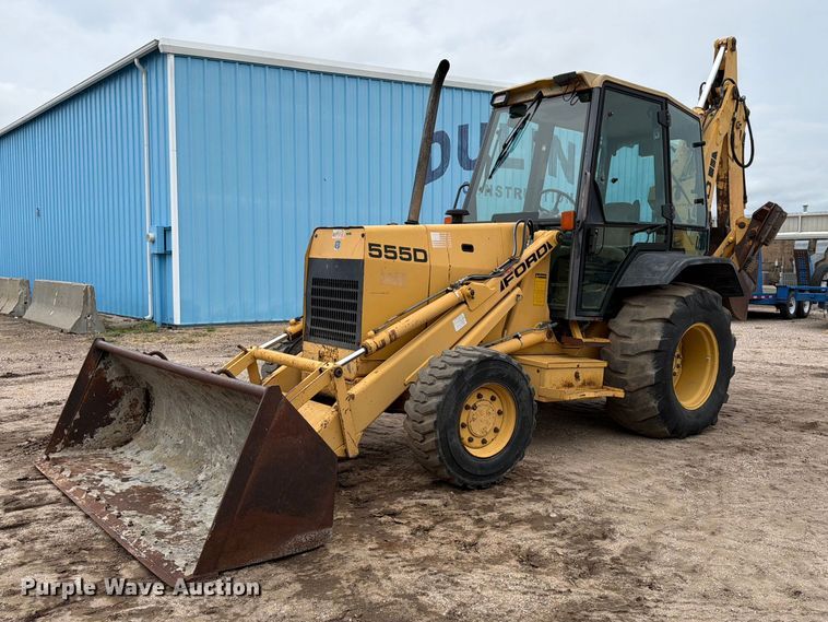 1996 Ford 555D backhoe - DW6789