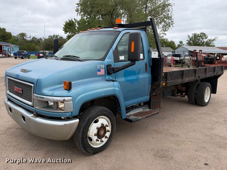 2005 GMC C4500 dump flatbed truck - EC4619