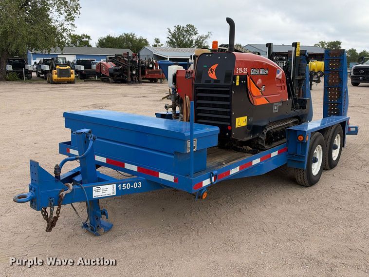 2022 Ditch Witch JT5 directional boring unit with trailer - EC4630