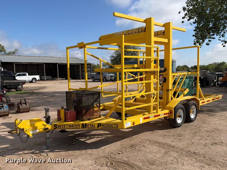 2006 Sweet Water Metal Works coiled pipe trailer - EC4633