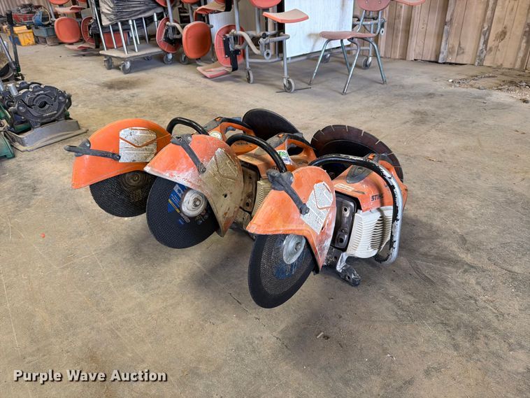 (3) Stihl TS420 concrete saws - EP7752