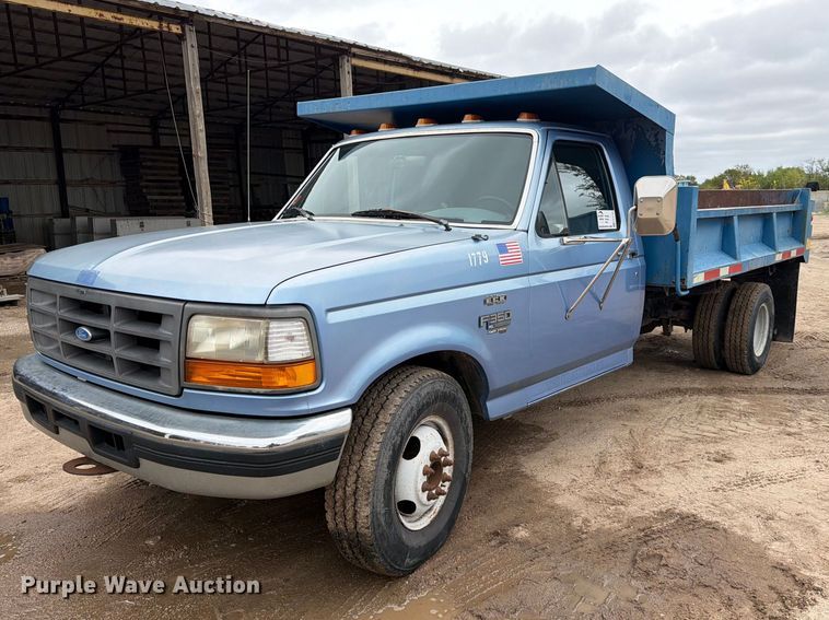 1997 Ford F350 dump bed pickup truck - FK3745