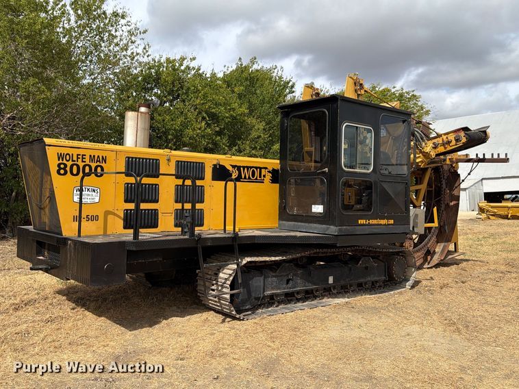 2013 Wolfe Man 8000 bucket wheel trencher - FN3522