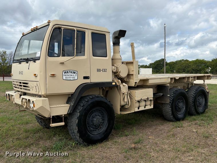 1997 Stewart and Stevenson M1083 6X6 flatbed truck - FN3596