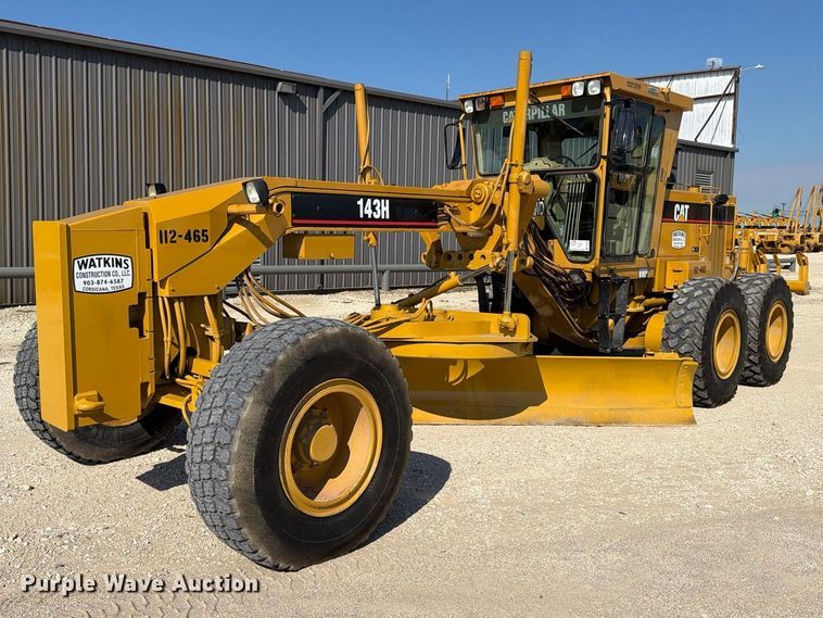 2002 Caterpillar 143H VHP motor grader - FN3604